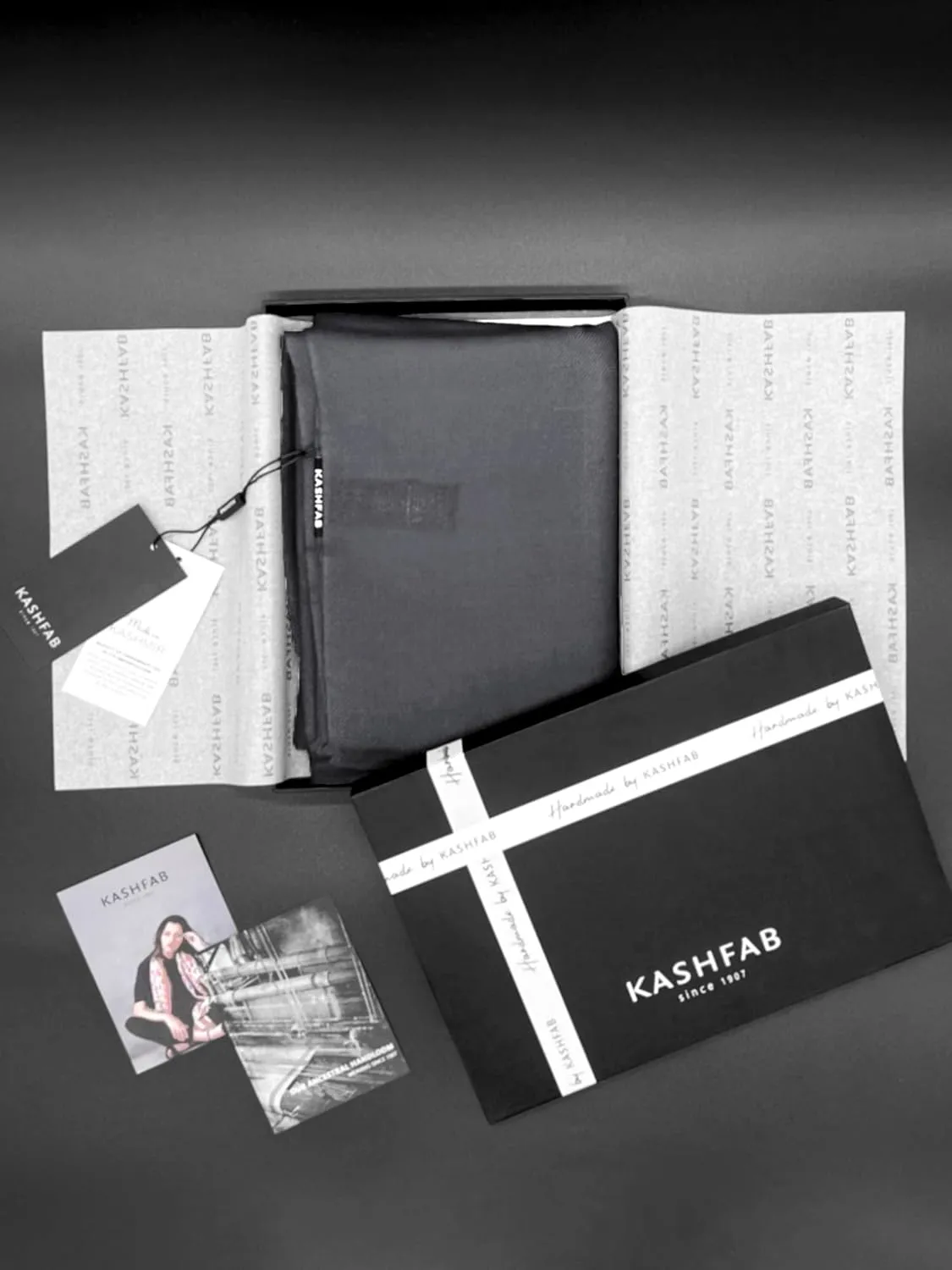100% Handmade Cashmere Scarf MI Kashmir (Gift Box) Large Warm Pashmina Women Men AW