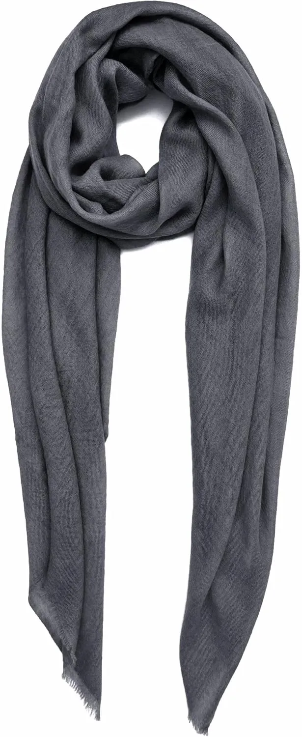 100% Handmade Cashmere Scarf MI Kashmir (Gift Box) Large Warm Pashmina Women Men AW
