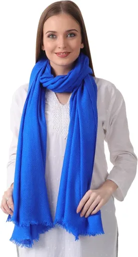 100% PURE CASHMERE 2PLY SCARF/STOLE, HERRINGBONE SUPER SOFT, THICK, LIGHTWEIGHT, PASHMINA