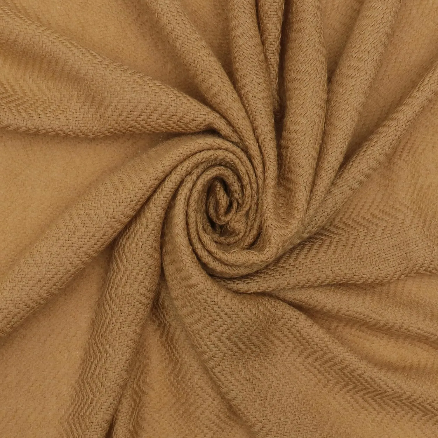 100% PURE CASHMERE 2PLY SCARF/STOLE, HERRINGBONE SUPER SOFT, THICK, LIGHTWEIGHT, PASHMINA