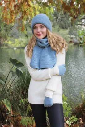 ALPACA GRID SCARF