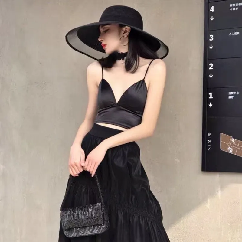 Ashore Shop Summer White Sun Hat Oversized Brim Sunscreen Floppy Beach Hat Women's Straw Hat Sunshade Seaside Holiday Lace Brim Wholesale