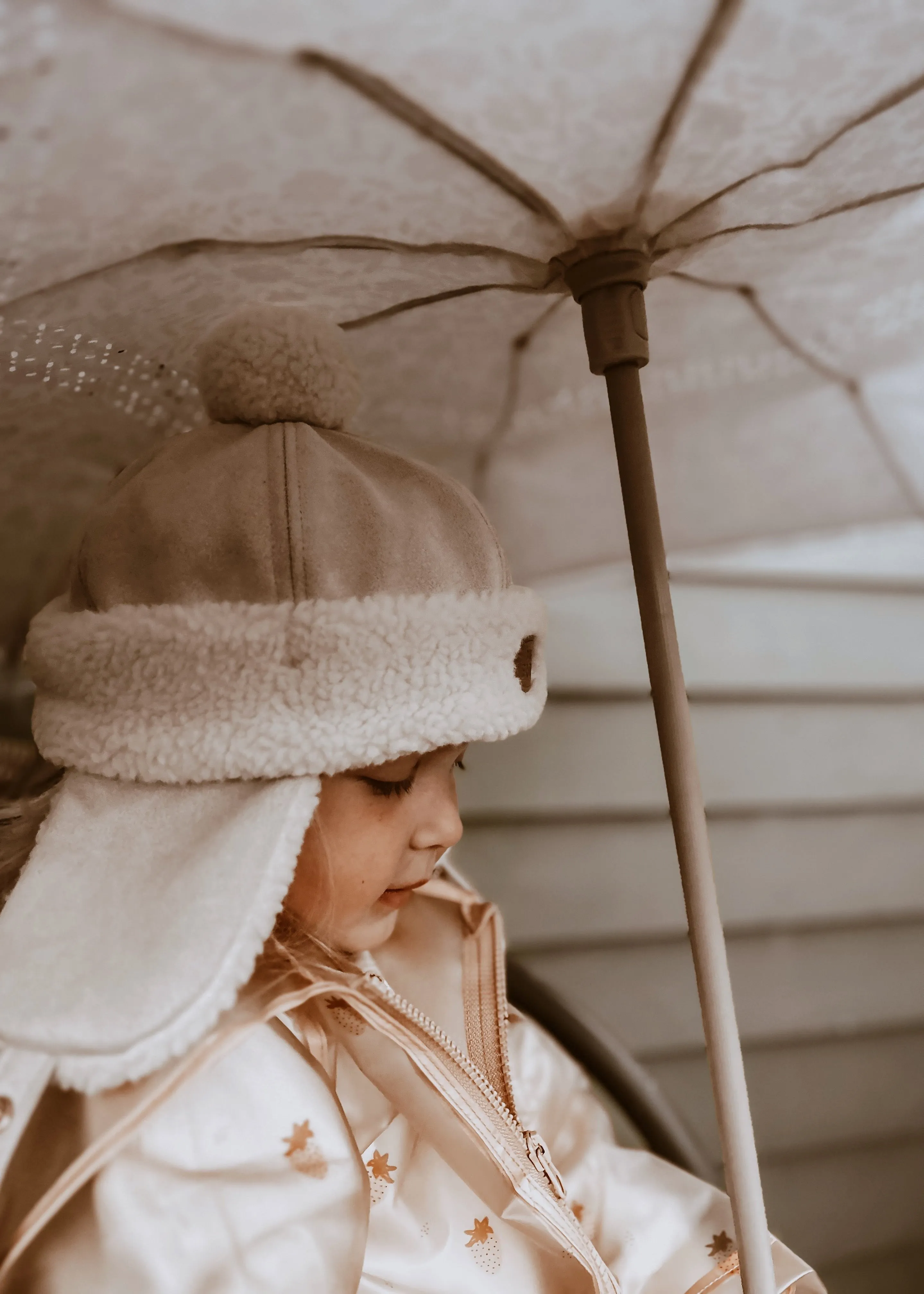 Aviator Hat - Ivory