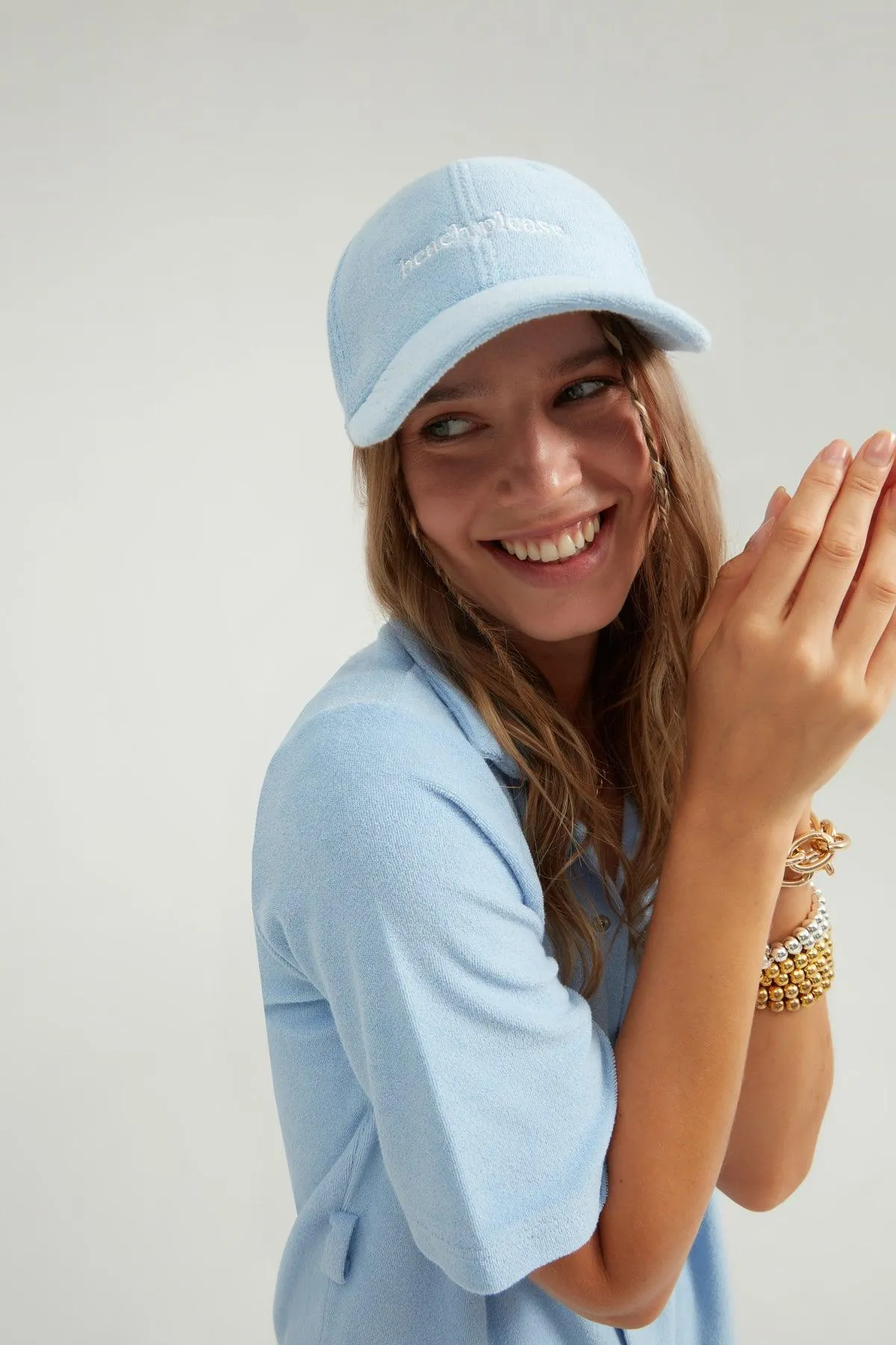 Beatrix Terry Cap Blue
