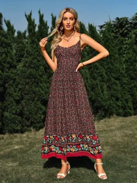 Bohemian Floral Dress