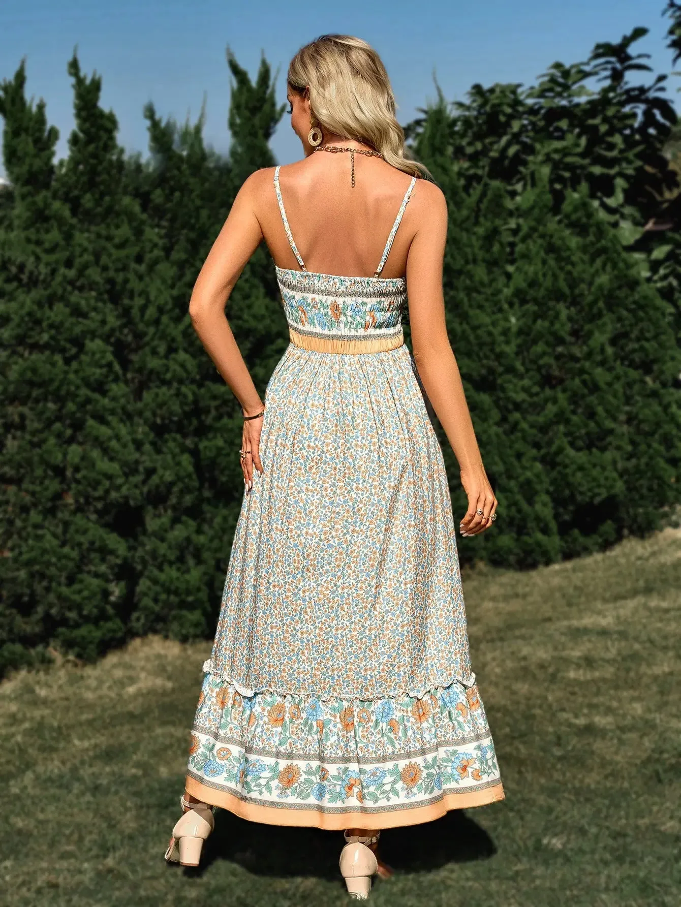 Bohemian Floral Dress