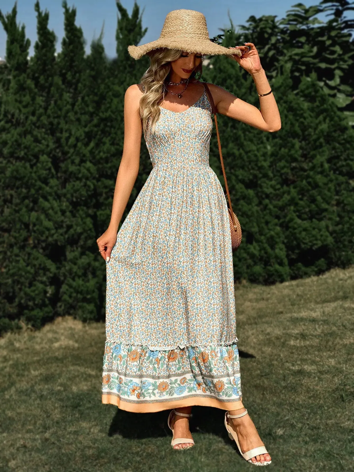 Bohemian Floral Dress