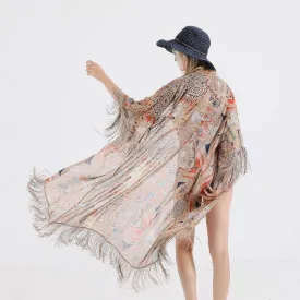 Bohemian Kimono - Retro Print