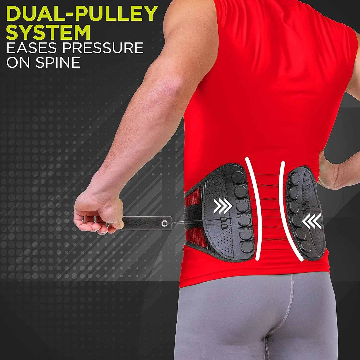 BraceAbility Spine Sport Lower Back Brace - Working Out, Exercise, Run, Kayak, Golf, Gym, Manual Labor, Tennis, Athletic Lumbar Corset for Active Women and Men (Extra Large)