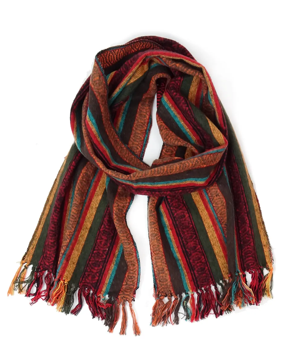 Brushed Cotton Gheri Scarf