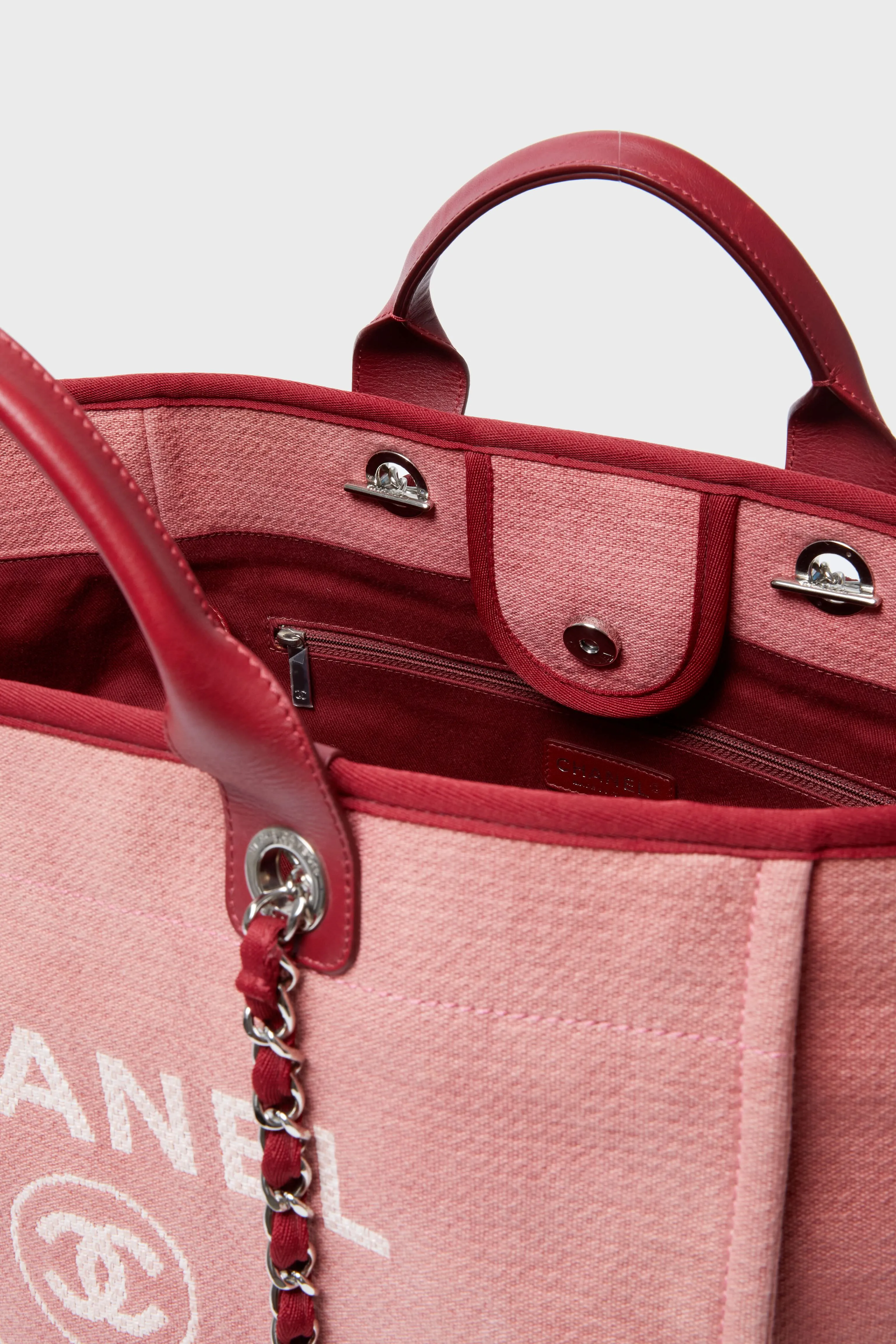 CHANEL Deauville MM Chain Tote