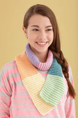 Colorful Striped Scarf (Knit) - Version 2