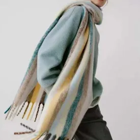Colorful Striped Warm Scarf