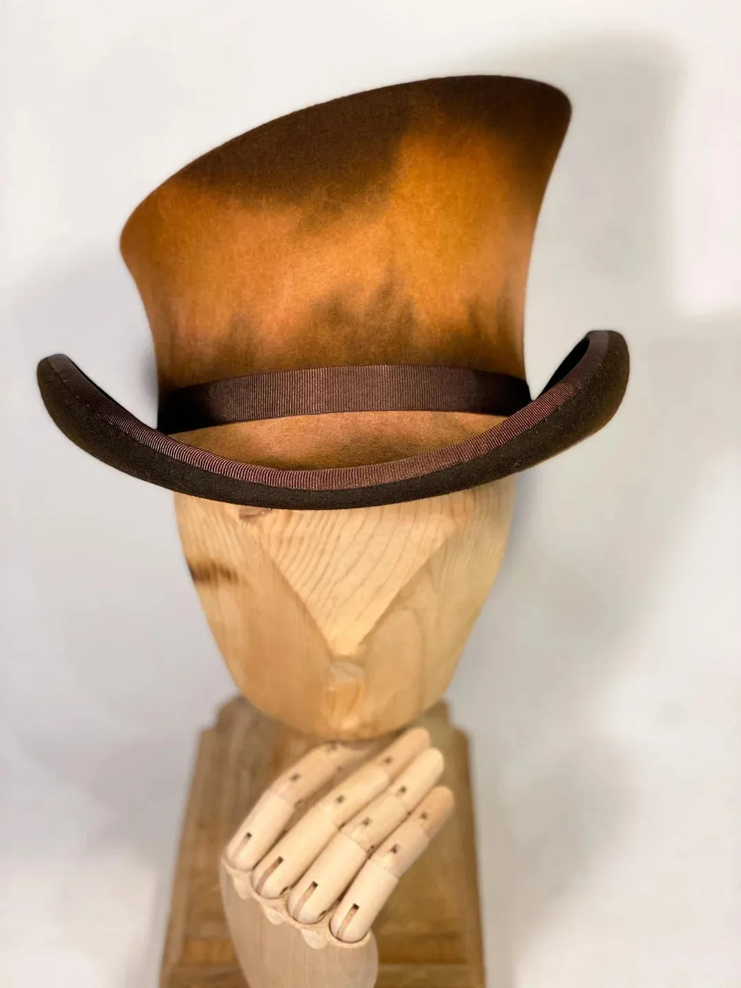 Distressed Fedora Trimmed With Braided Band