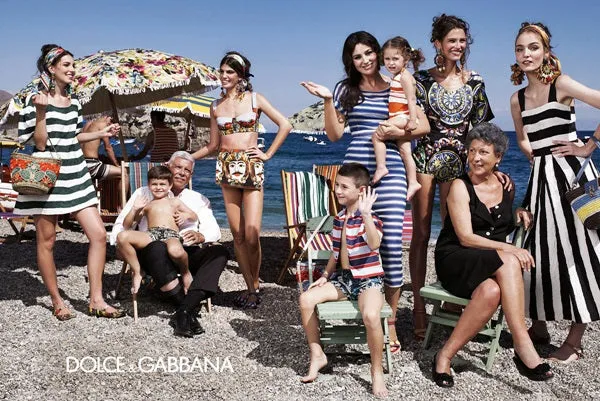 Dolce & Gabbana - Black and White Striped Cap Sleeve Dress - IT 42