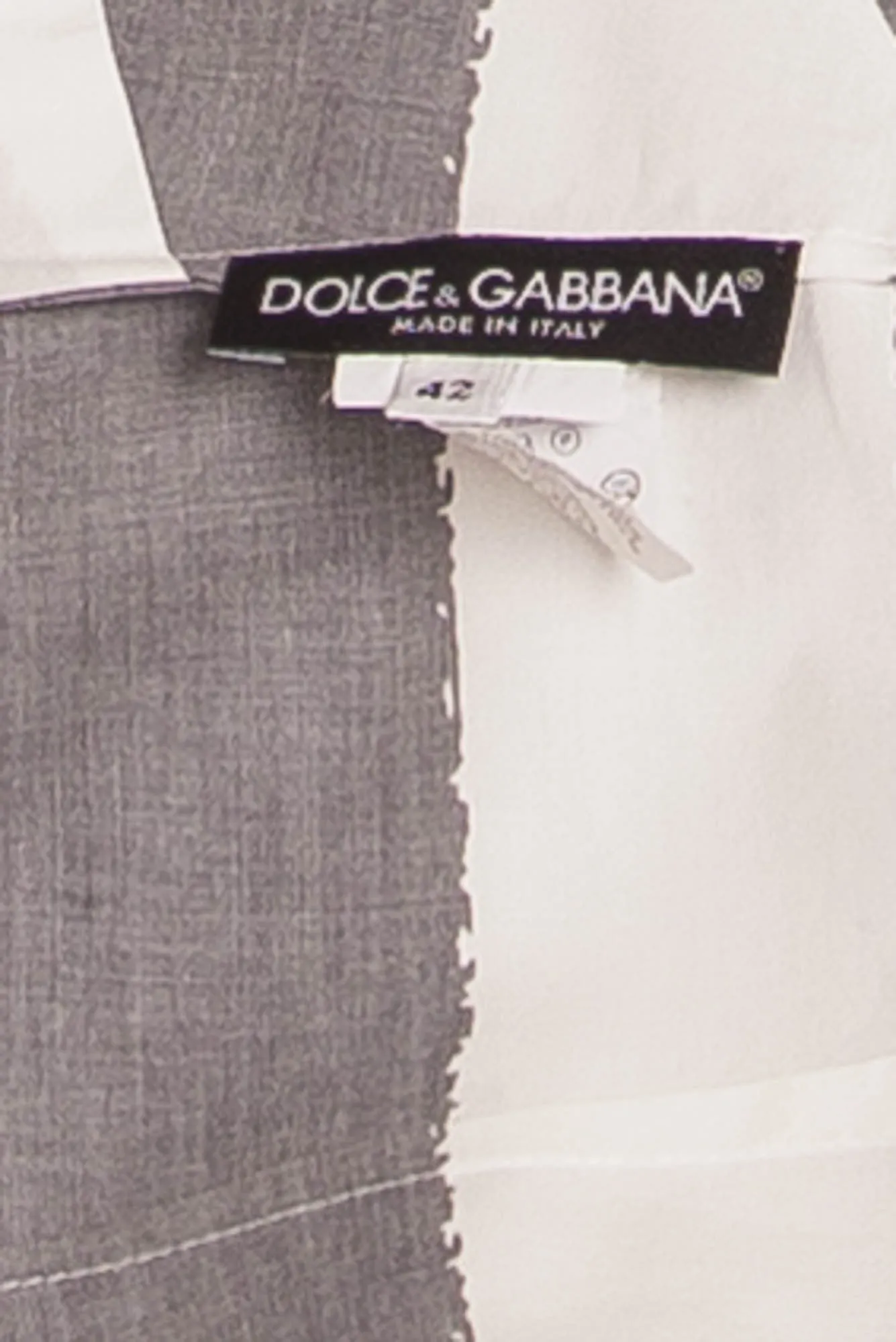 Dolce & Gabbana - Black and White Striped Cap Sleeve Dress - IT 42