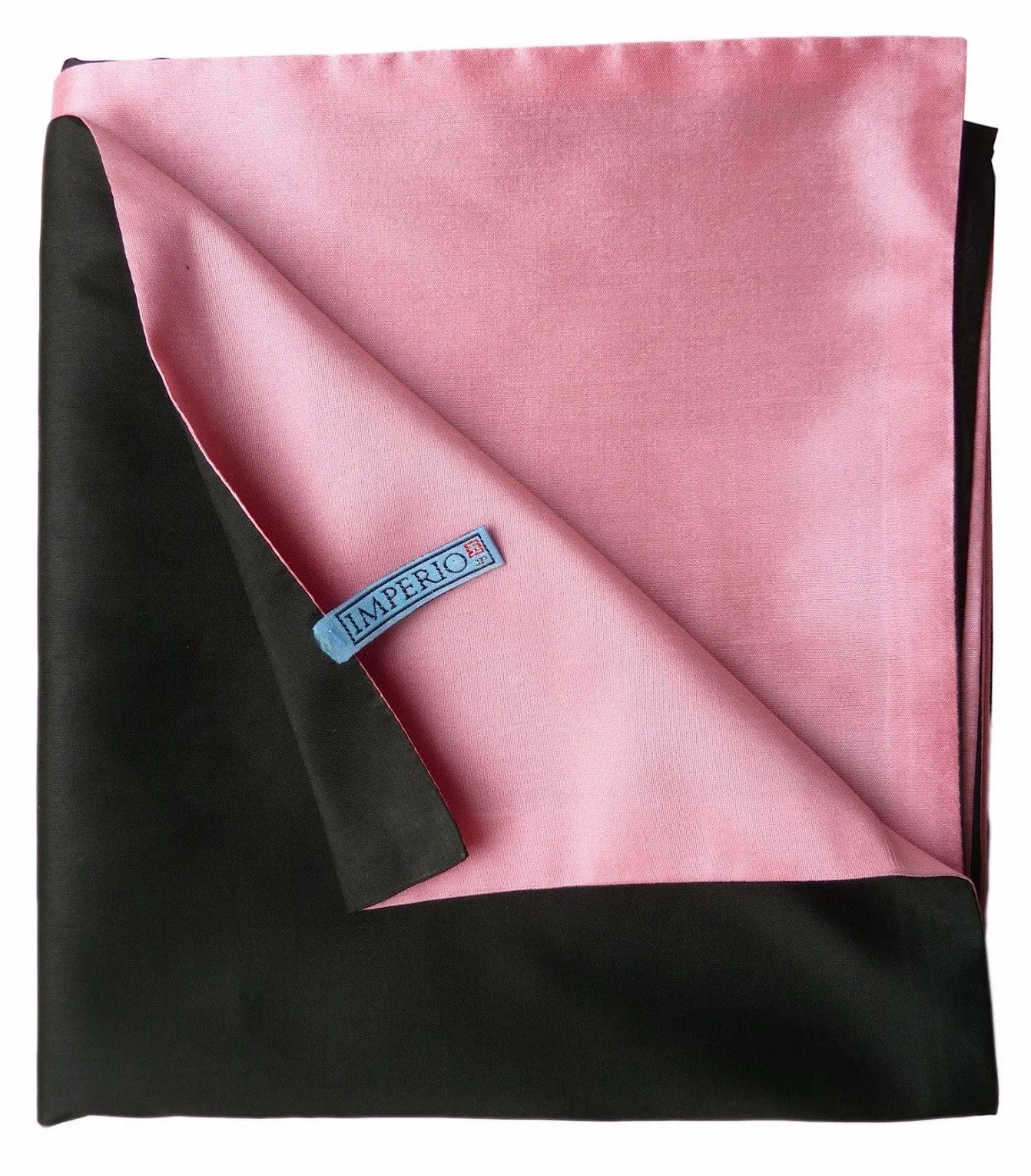 Double Sided Evening Shawl Black Pink