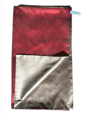 Double Sided Evening Shawl Pewter Brick