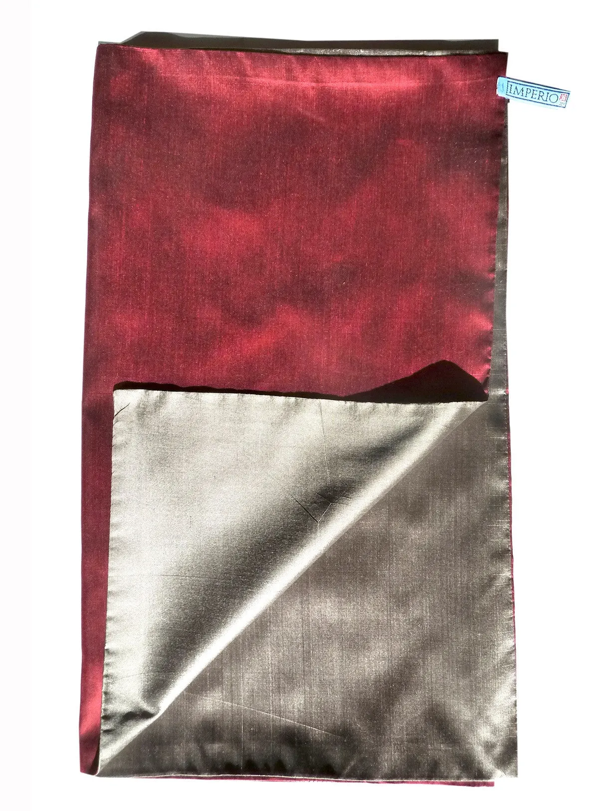 Double Sided Evening Shawl Pewter Brick