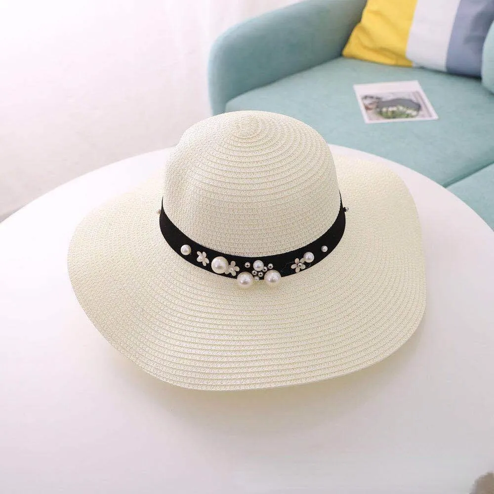 Fedora Golf Hats Female Summer Sun Protection Sun Hat Seaside Beach Hat