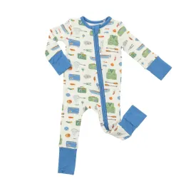 Fishing Tools 2 Way Bamboo Zipper Romper