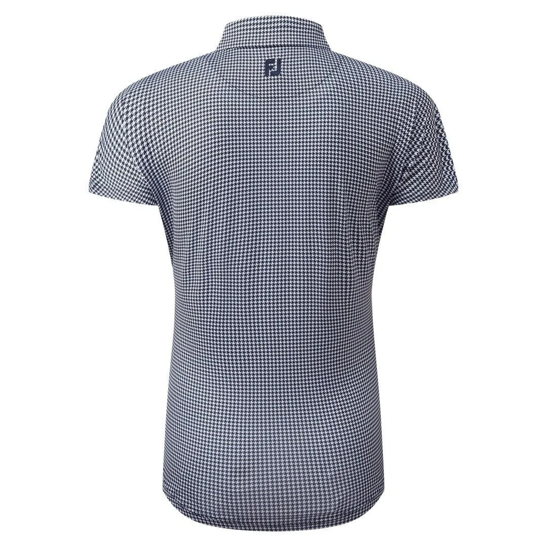 FootJoy Ladies HTH Print Cap Sleeveless Golf Polo Shirt 80178