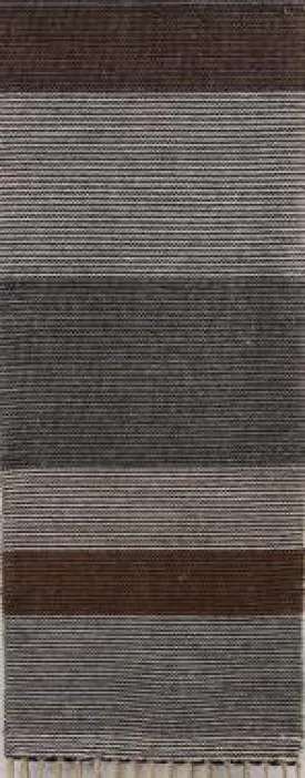 Handmade by Linda Scarf - Muga Silk/Alpaca Neutral Stripes