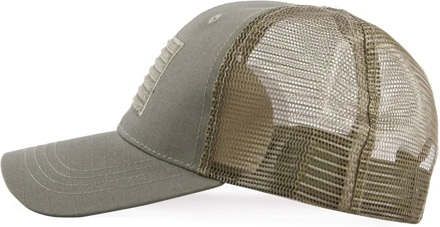 HIGHLAND TACTICAL American Flag - Trucker Mesh Hat
