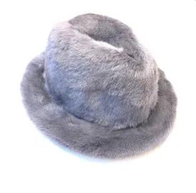 Kashani Men's Grey Full Mink Fur Top Hat