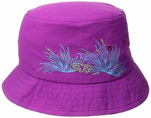 <p><strong>Outdoor Research Solstice Sun Bucket Hat - Girls - Small (1-3Y), Desert Sunrise</strong></p>
