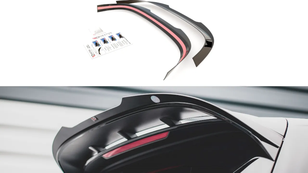 Maxton Design - SPOILER CAP V.2 VOLKSWAGEN GOLF R-PERFORMANCE / GTI CLUBSPORT MK8