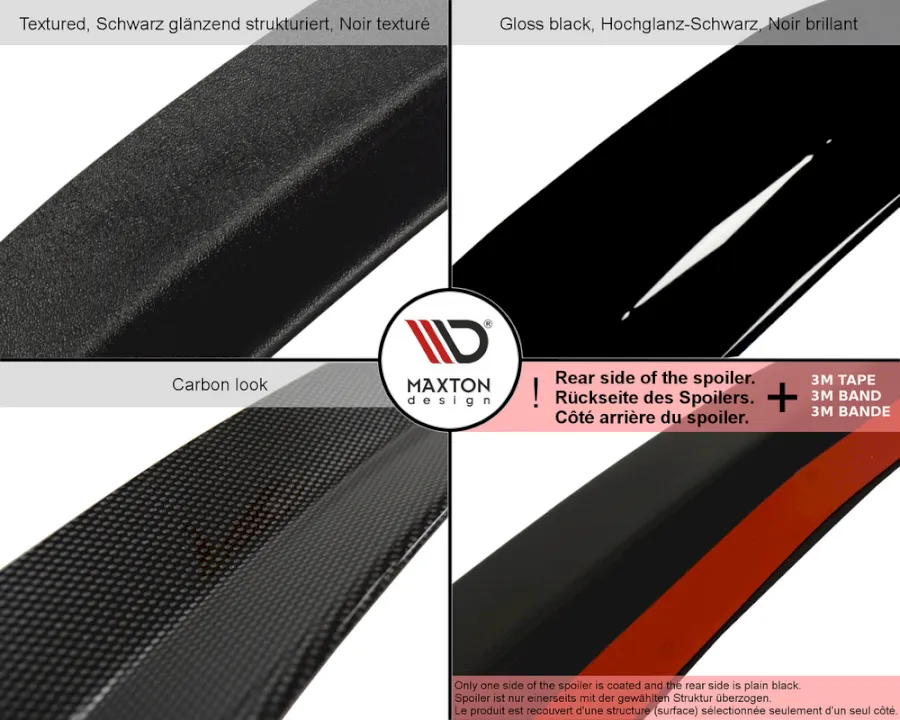 Maxton Design - SPOILER CAP VW GOLF 8 GTI CLUBSPORT (2020-)