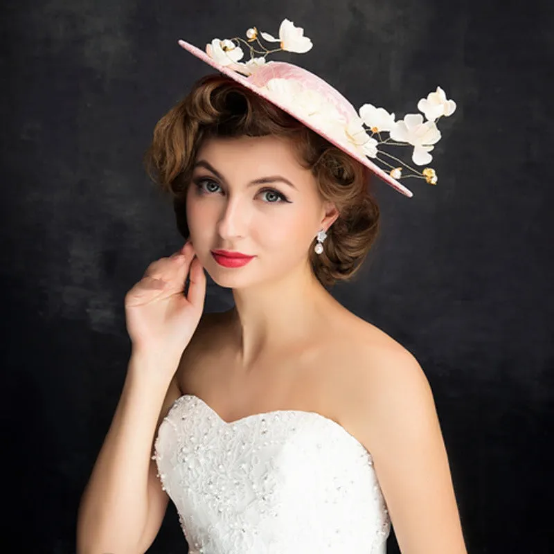 New Lace Flower Fashion Top Hat