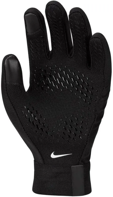 NIKE Kids Academy Therma-fit Gloves, Black/White