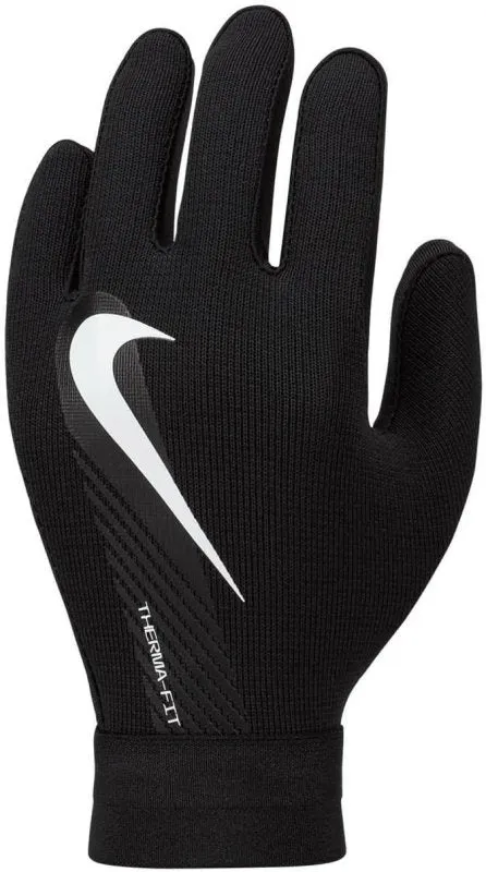 NIKE Kids Academy Therma-fit Gloves, Black/White