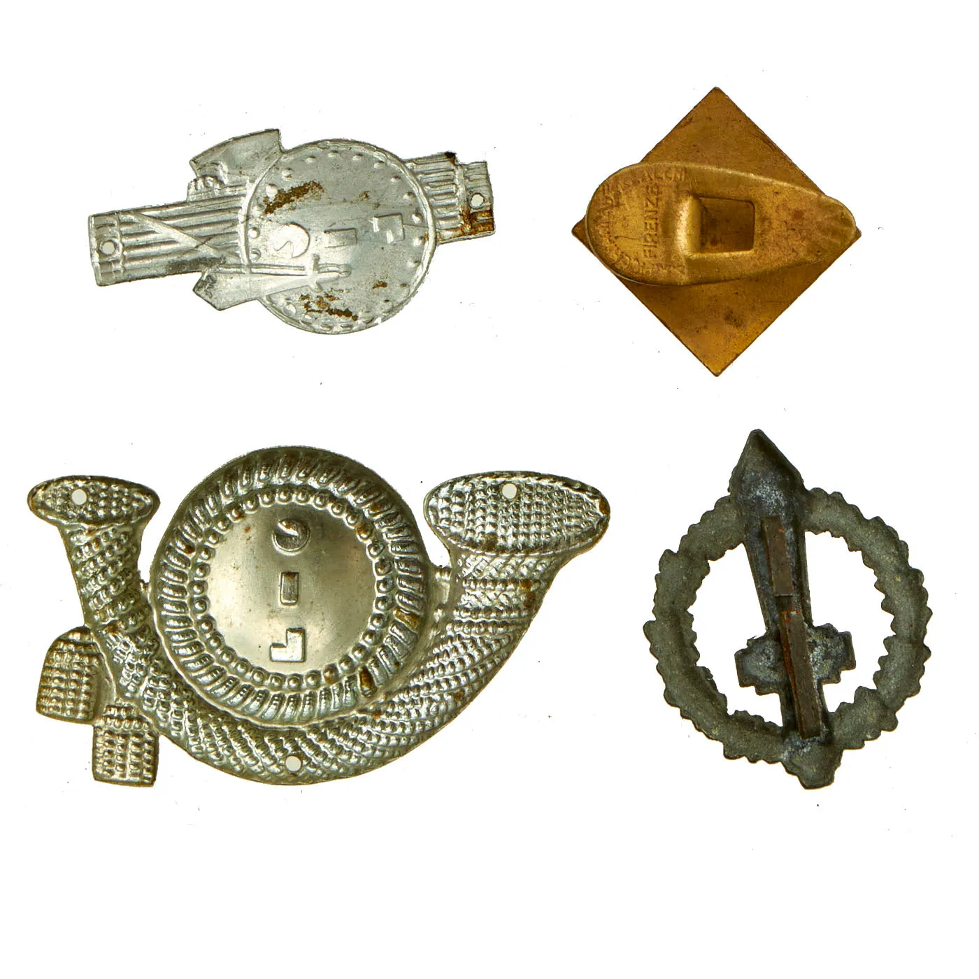 Original Italy WWII Medal and Uniform Insignia Lot - 20 Items