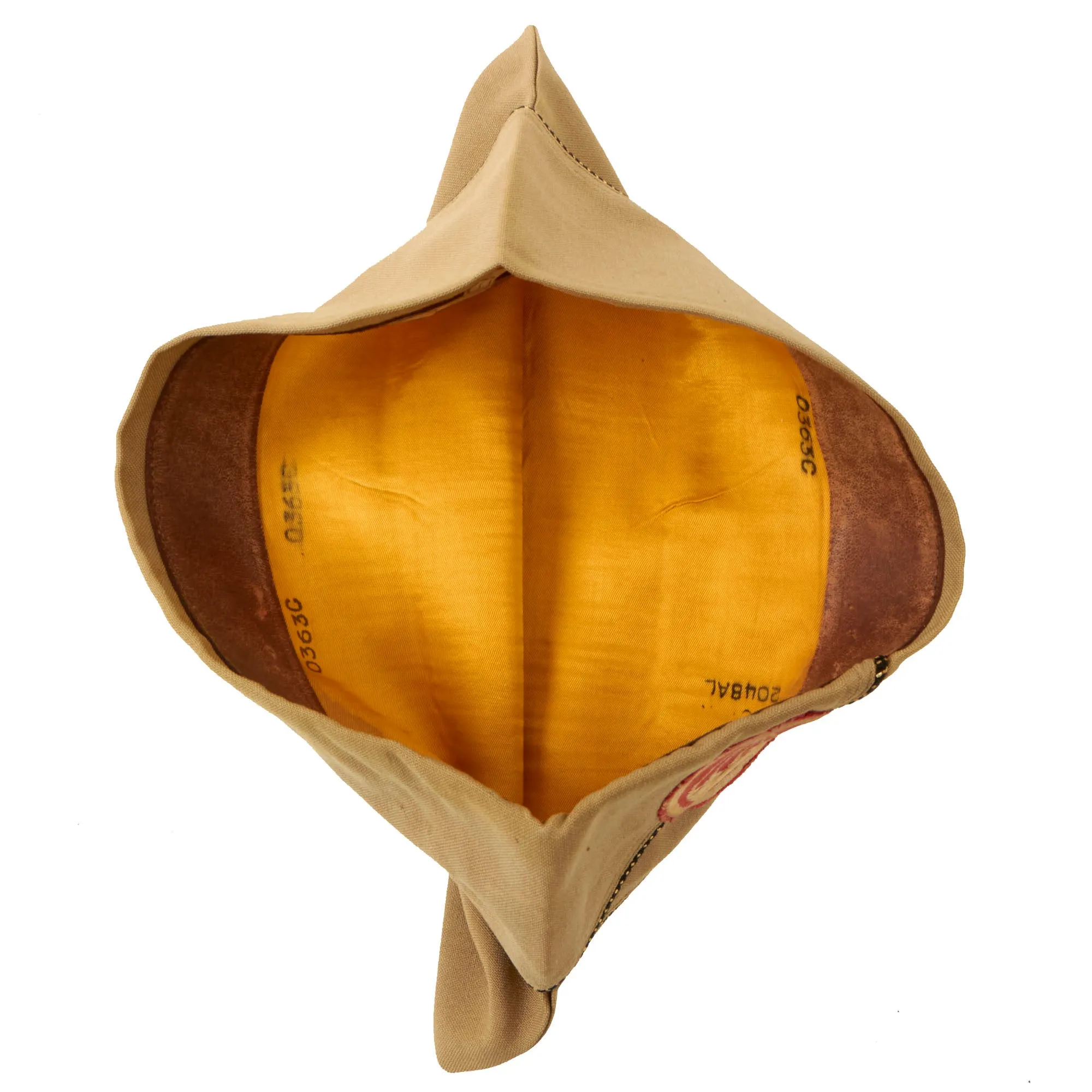 Original U.S. WWII Named Parachute Field Artillery Battalion Officer’s Overseas Cap With Dog Tag and Photo - Irving E. Cohen