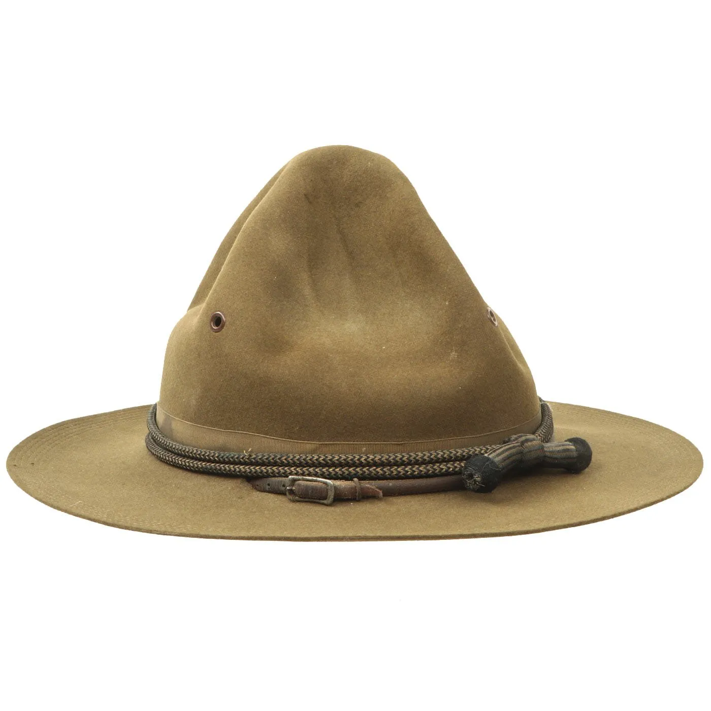 Original WWI U.S. Army M1911 Campaign Hat by Stetson with Officer Hat Cord