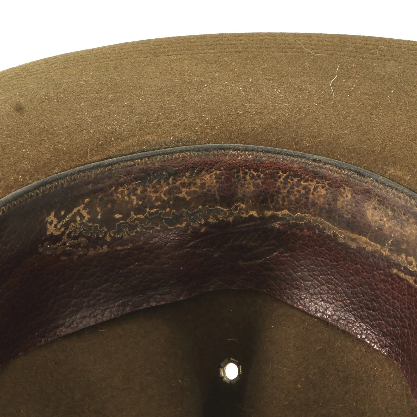 Original WWI U.S. Army M1911 Campaign Hat by Stetson with Officer Hat Cord