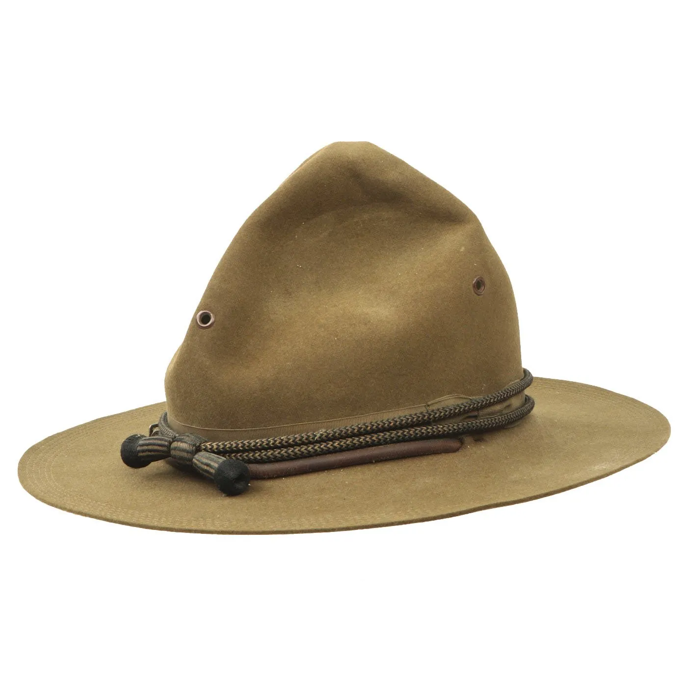 Original WWI U.S. Army M1911 Campaign Hat by Stetson with Officer Hat Cord
