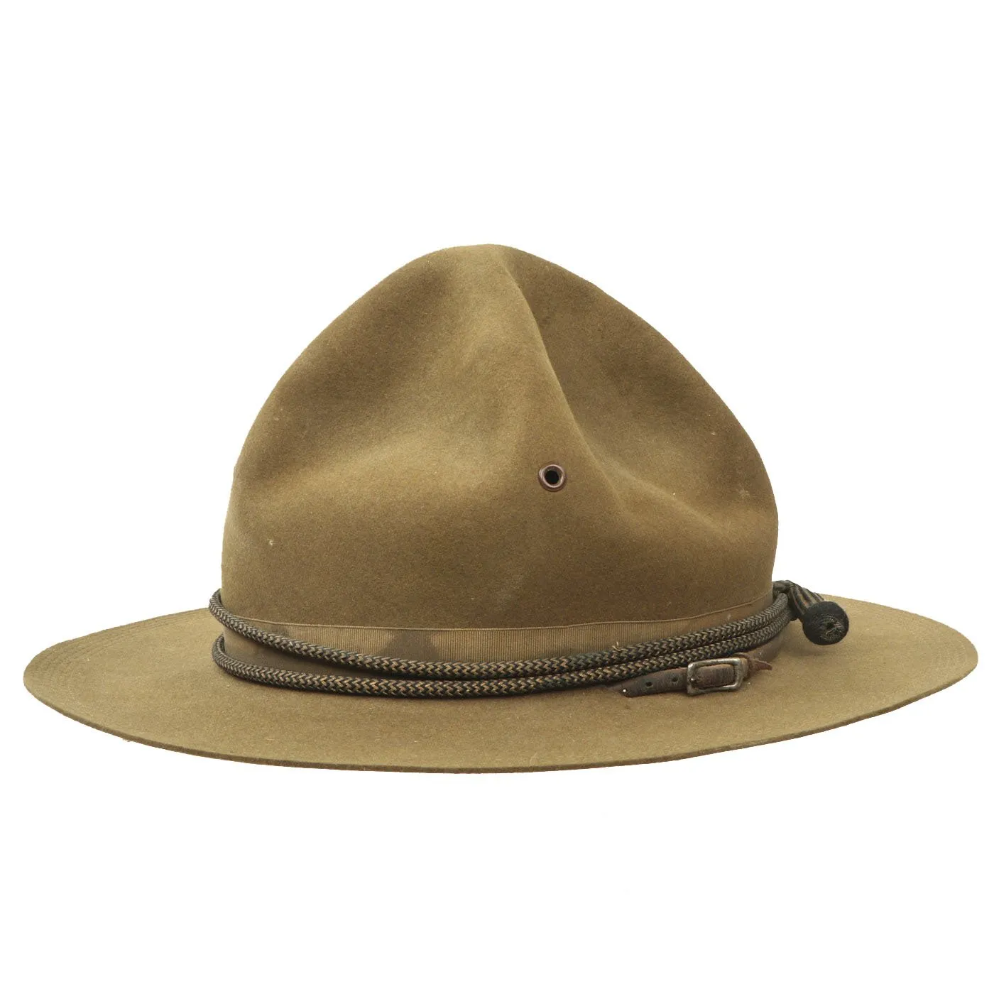 Original WWI U.S. Army M1911 Campaign Hat by Stetson with Officer Hat Cord