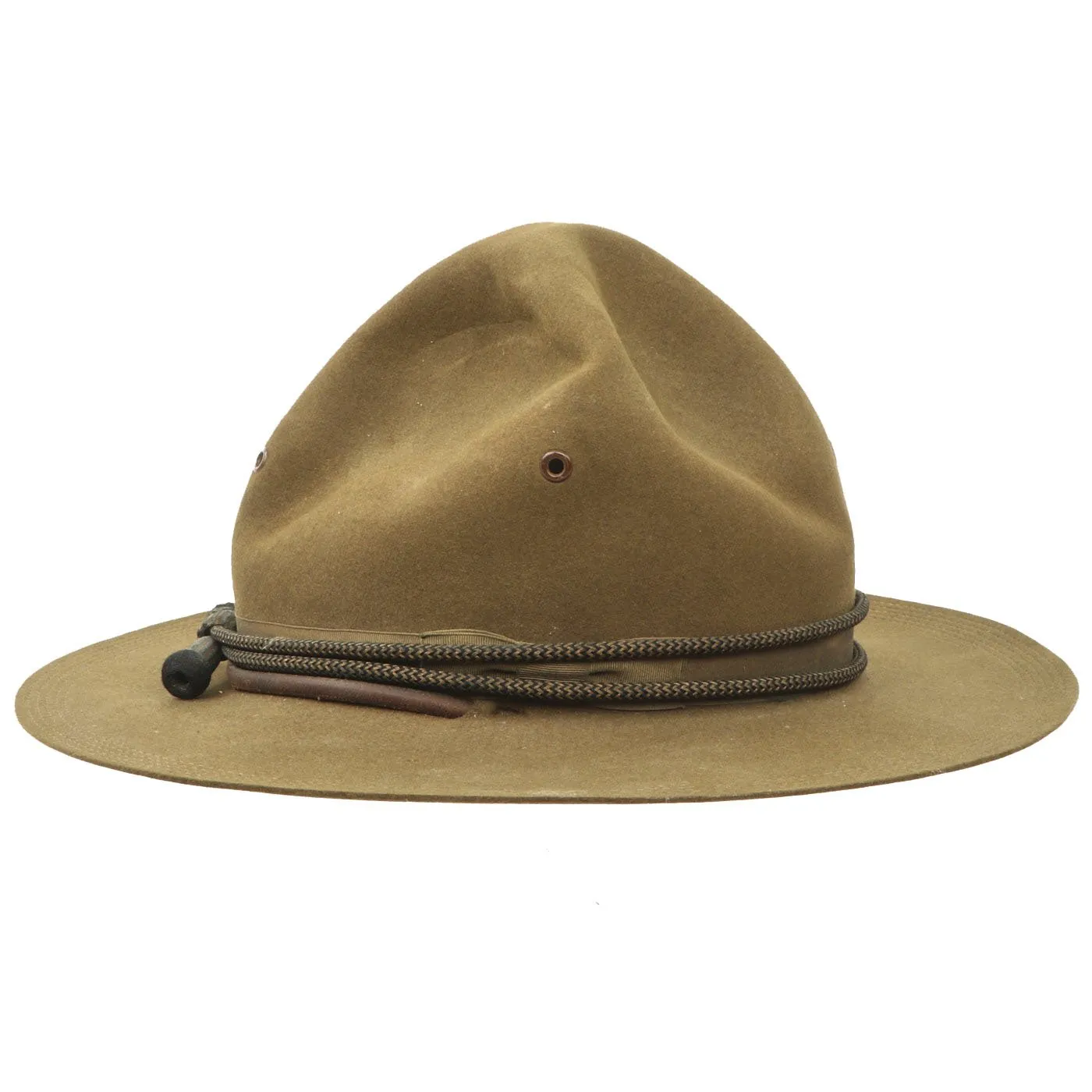 Original WWI U.S. Army M1911 Campaign Hat by Stetson with Officer Hat Cord