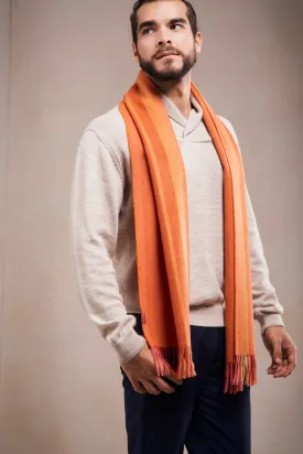 Pearshap Scarf Baby Alpaca Color Naranja