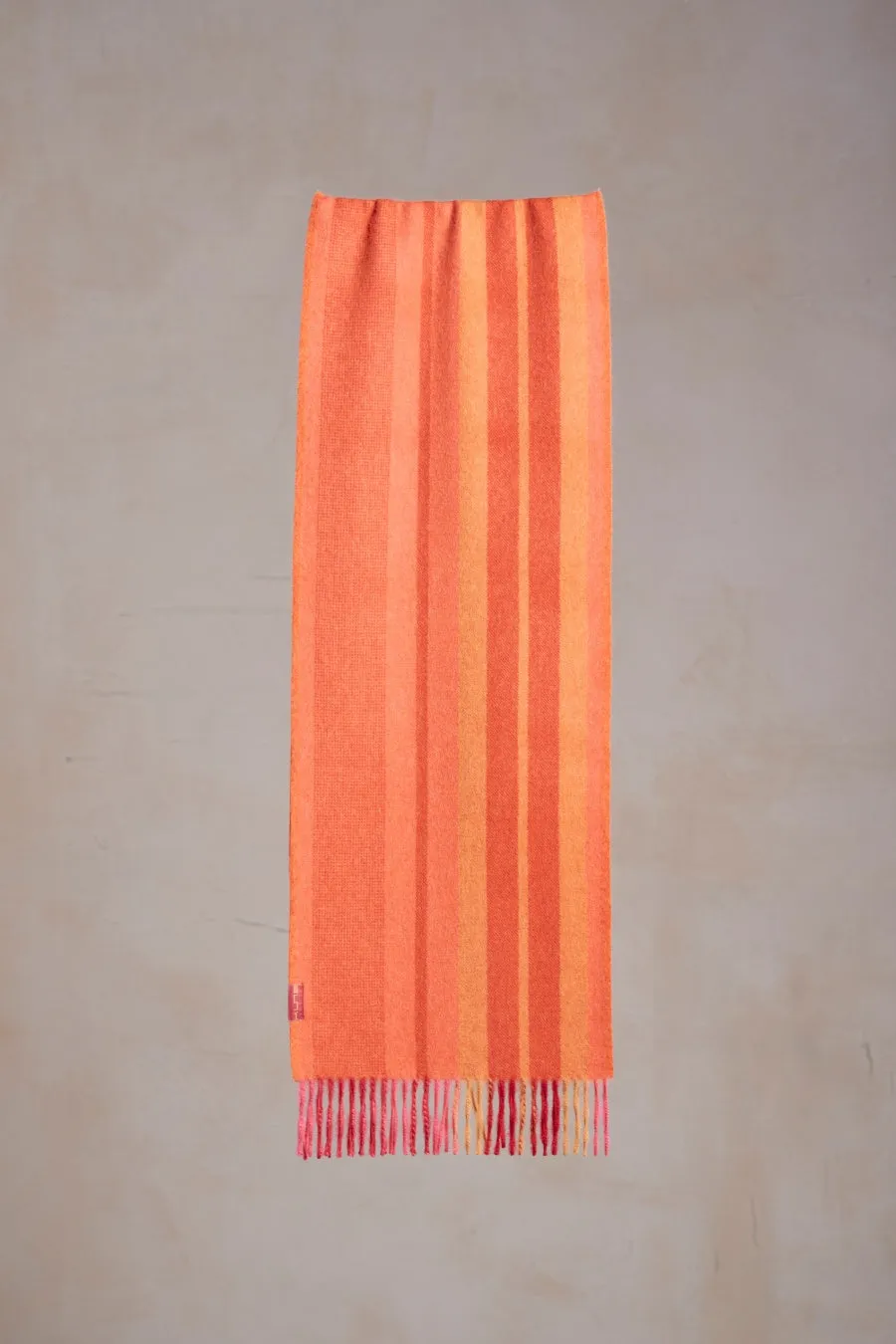 Pearshap Scarf Baby Alpaca Color Naranja