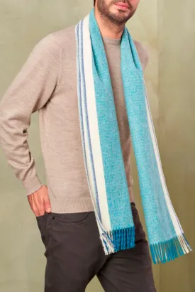 Rear - A Scarf Baby Alpaca Color Turquesa