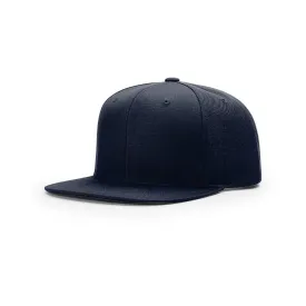Richardson Navy Street Solid 6 Panel Wool Snapback Cap