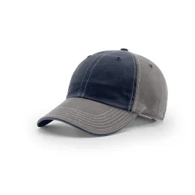 Richardson Navy/Charcoal/White Lifestyle Unstructured Alternate Washed Chino Cap
