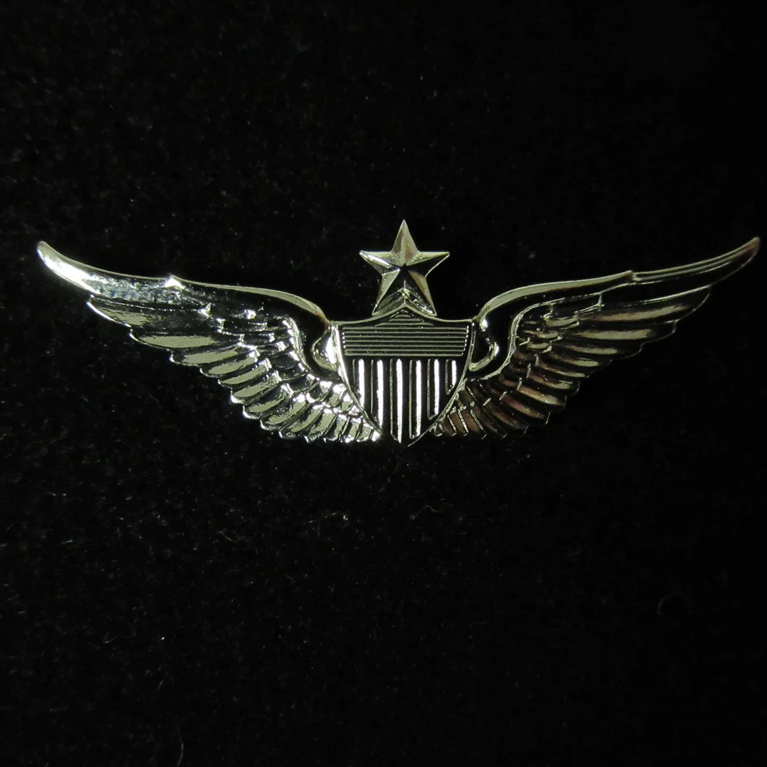 Senior Aviator Wing Lapel Pin (Sta Brite)