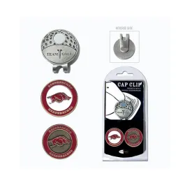Team Golf Hat Clips with Ball Markers - NCAA Collegiate