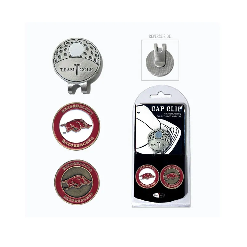 Team Golf Hat Clips with Ball Markers - NCAA Collegiate